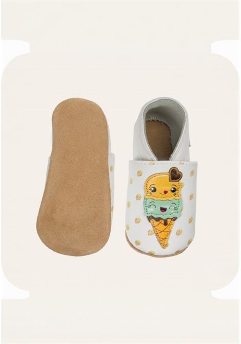 Scarpina pelle baby LAIT ET MIEL | GLA01GELATO
